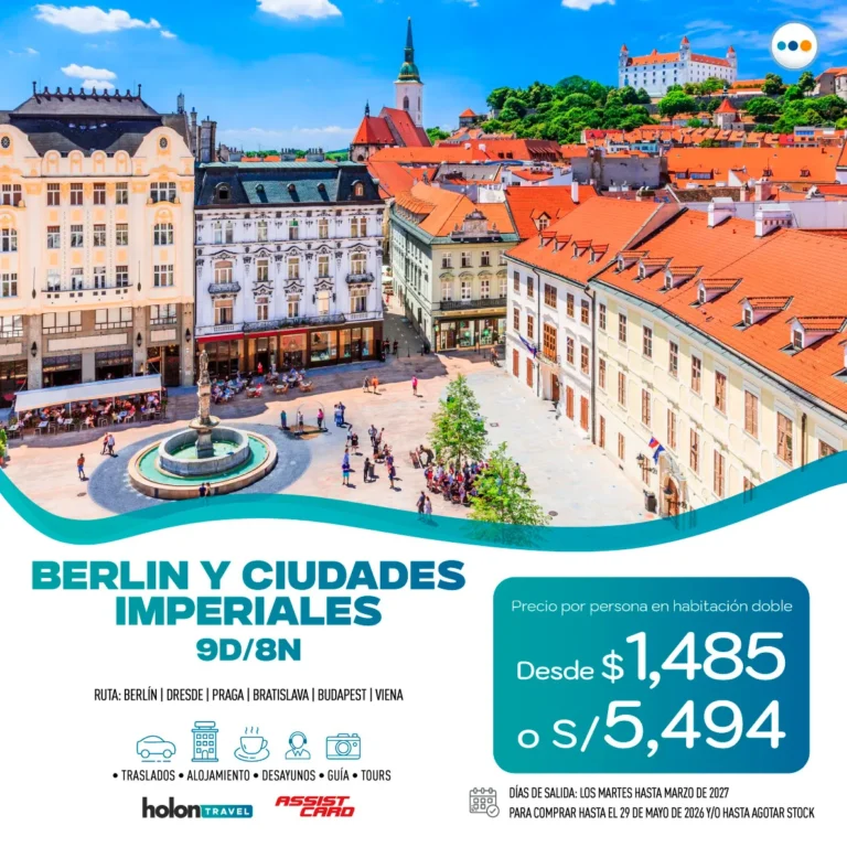 Paquetes a BERLIN Y CIUDADES IMPERIALES