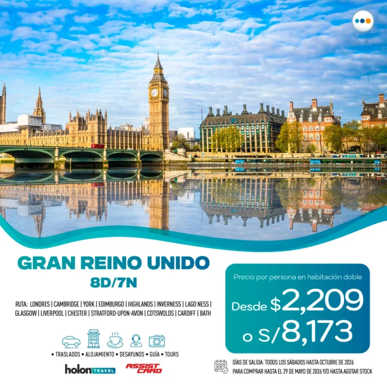 PAQUETE GRAN REINO UNIDO