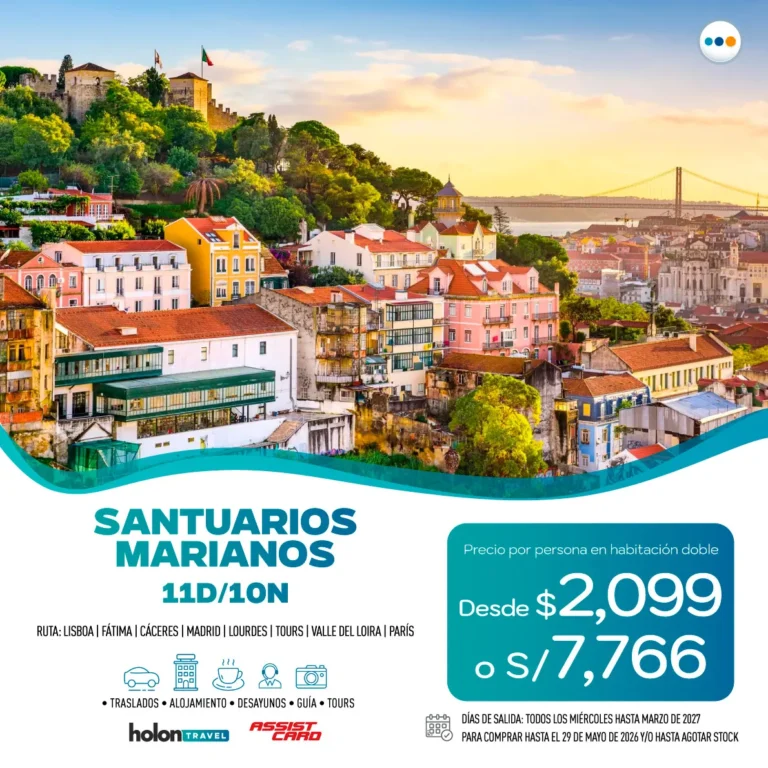 PAQUETES A SANTUARIOS MARIANOS