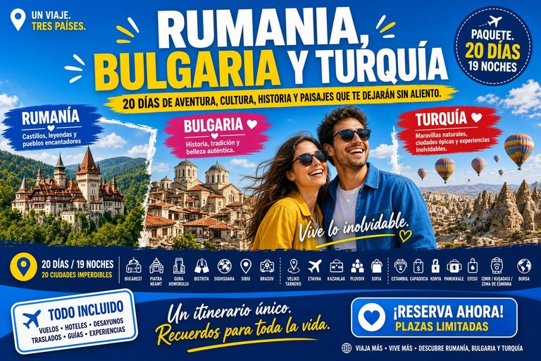 Paquete Rumania, Bulgaria y Turquía