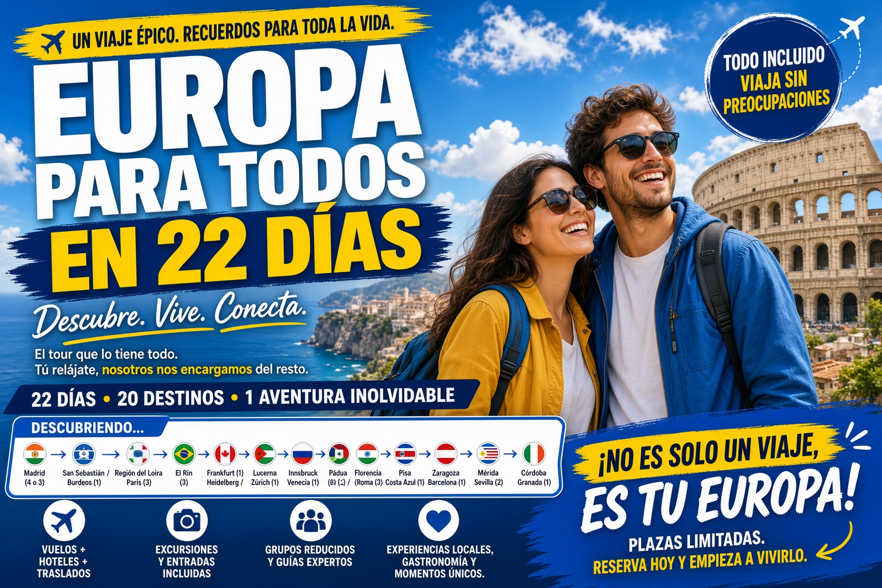 Circuito Europa 22 días