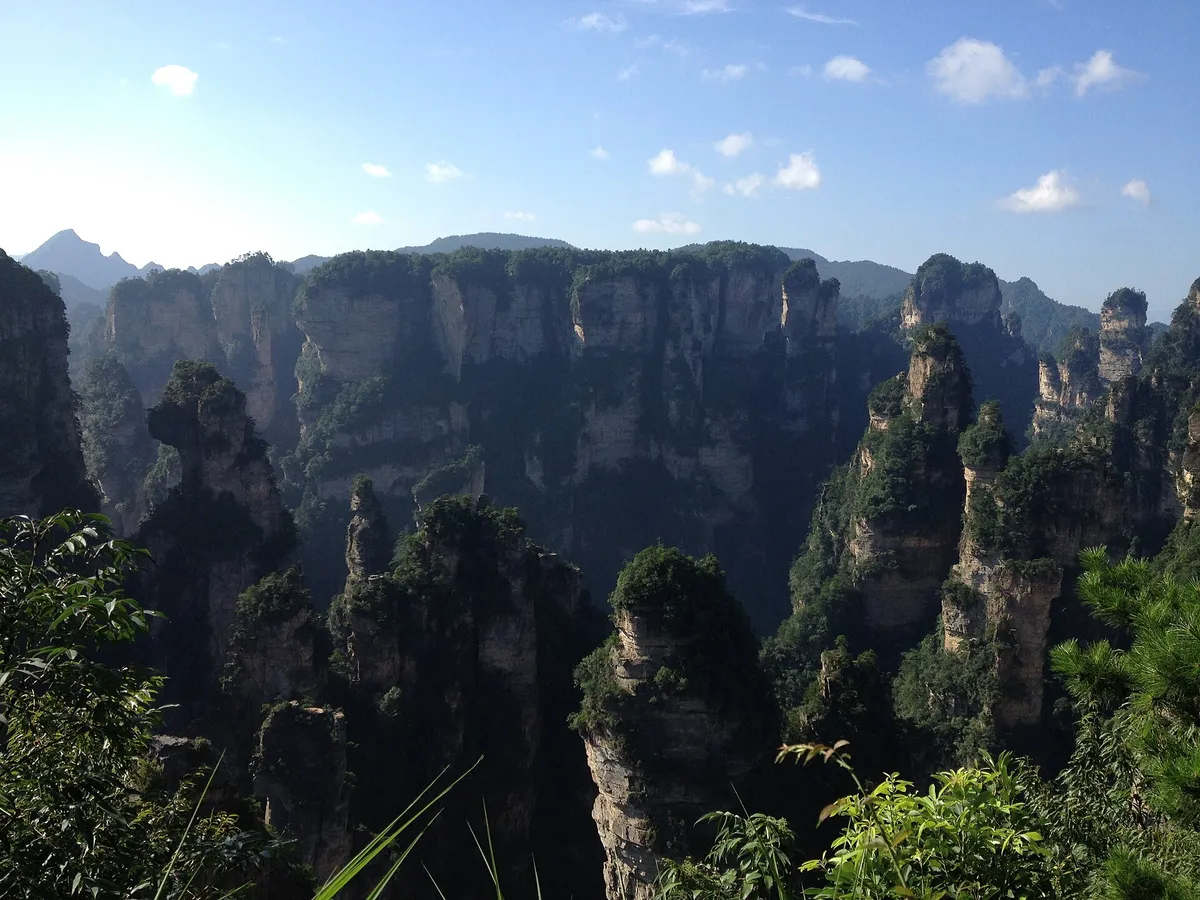 Montañas de Zhangjiajie, China